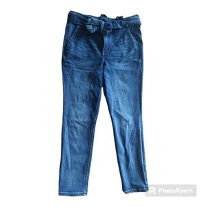 Express jeans with front tie